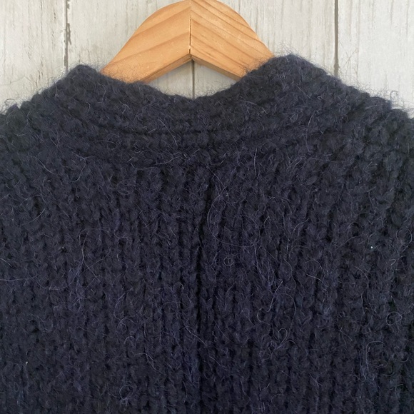 New ELIZABETH AND JAMES Wool chunky-knit cardigan - Picture 12 of 15